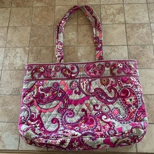 Vera Bradley paisley tote bag